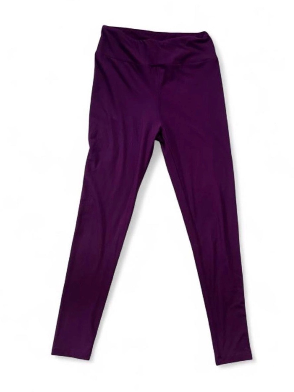 LuLaRoe Plum Purple High-Waist Leggings